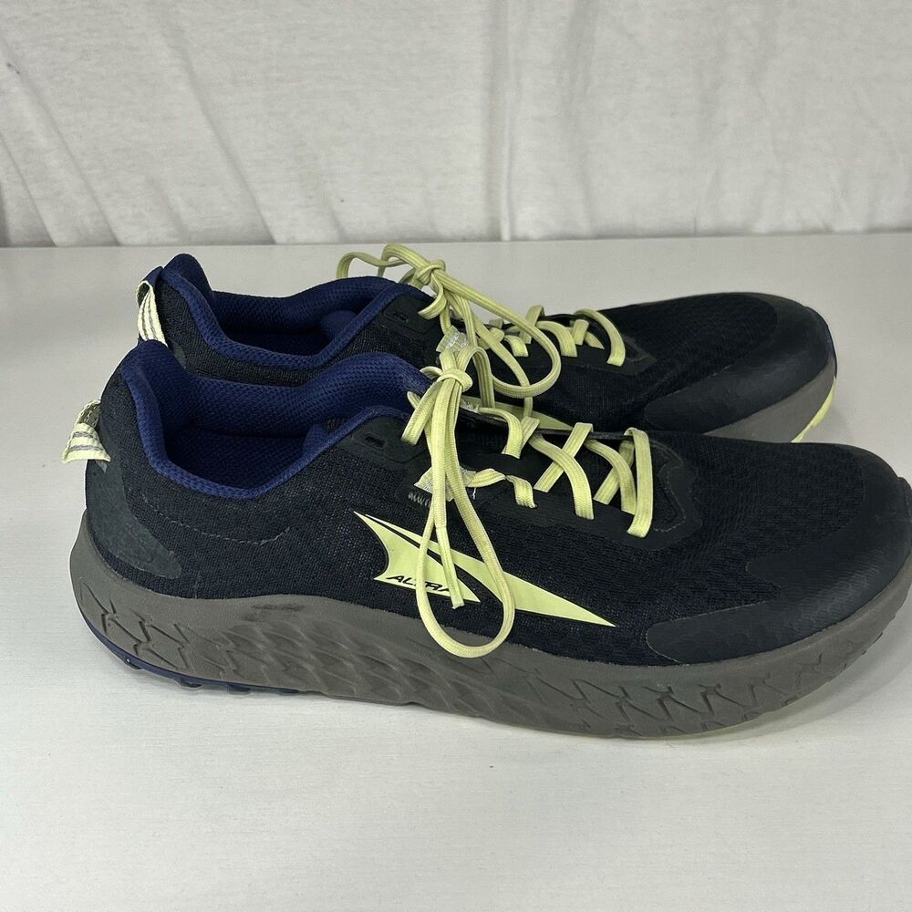 Altra Outroad 3 Trail Running Shoes Mens Blue Green Sz 8 Zero Drop